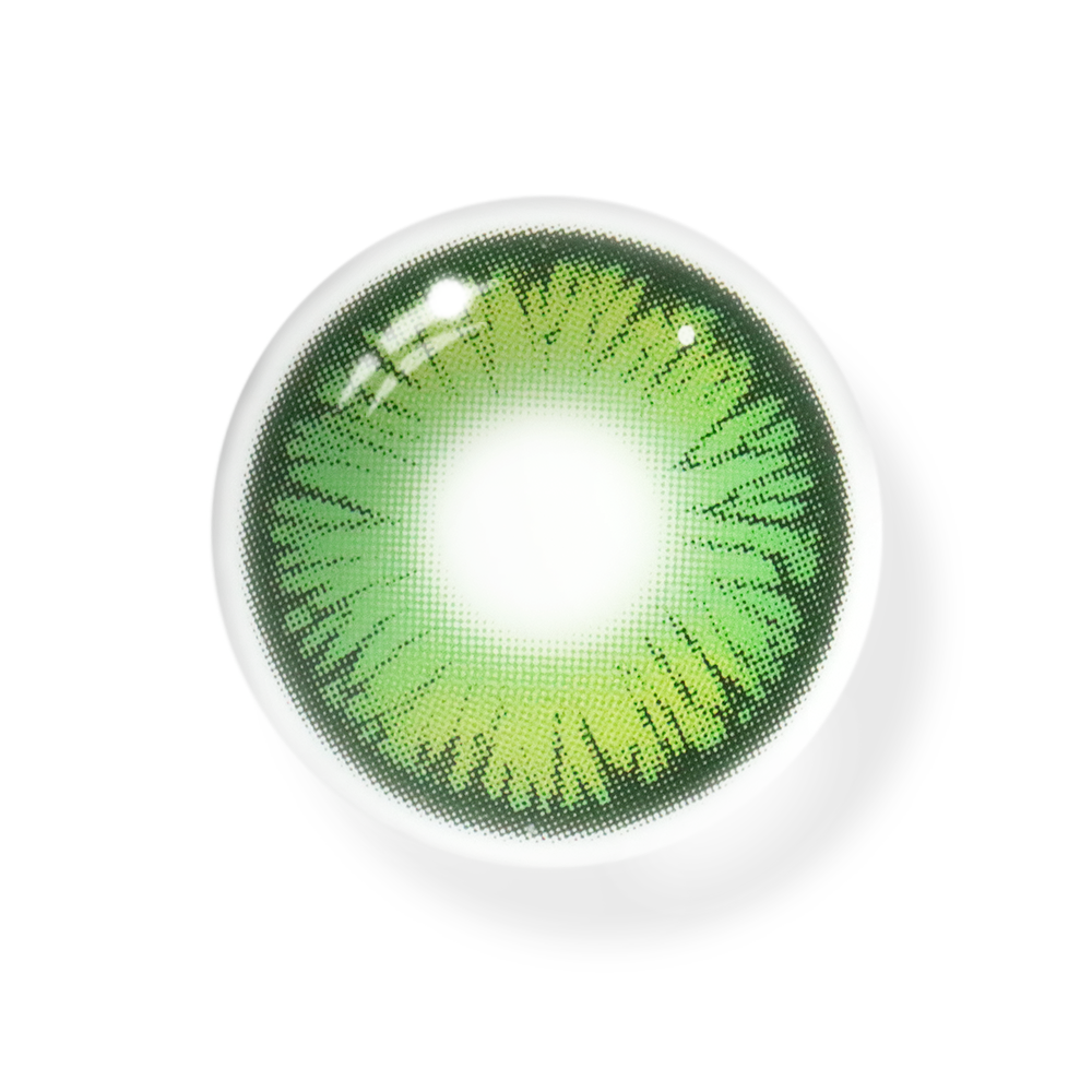 Cosplay Butterfly Green Coloured Contact Lenses